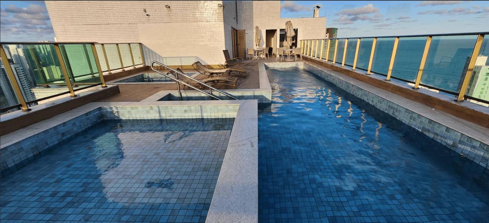 Flat 2 Quartos A 100M Da Praia De Boa Viagem Recife Kültér fotó